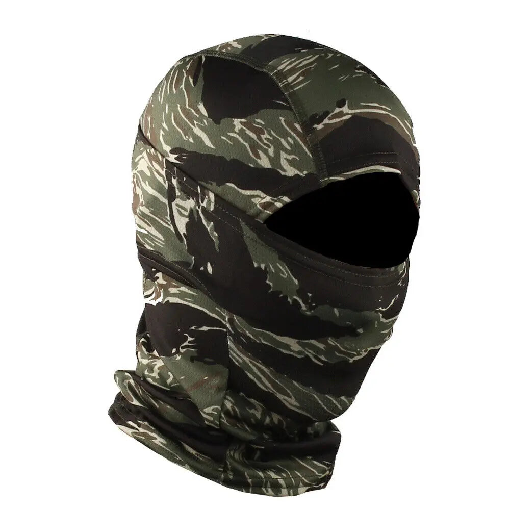 Tactical Fishing Balaclava Hood Full Face Mask Scarf Neck Gaiter
