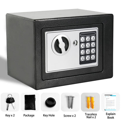 Ireproof Safes with Fireproof Money Bag Sensor Light Digital Keypad Home Safe