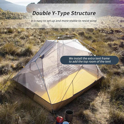 Naturehike Mongar Ultralight Tent 2 Person Waterproof PU3000mm Camping Tent Double Layer
