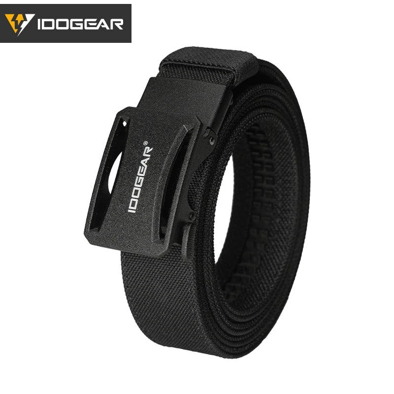 IDOGEAR Tactical Ratchet Belt 1.25” EDC Gun Belt Heavy-Duty Nylon CCW Belts