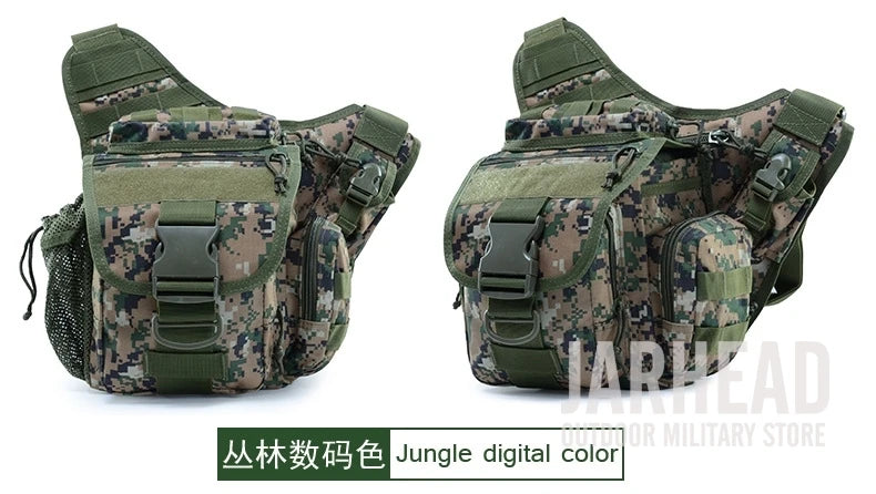 Outdoor Waterproof Durable Men Climbing Chest Shoulder Bag