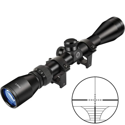 3-9X40 Rifle Scope Wire Rangefinder Reticle Crossbow Mil Dot Reticle Riflescope Optical Sights