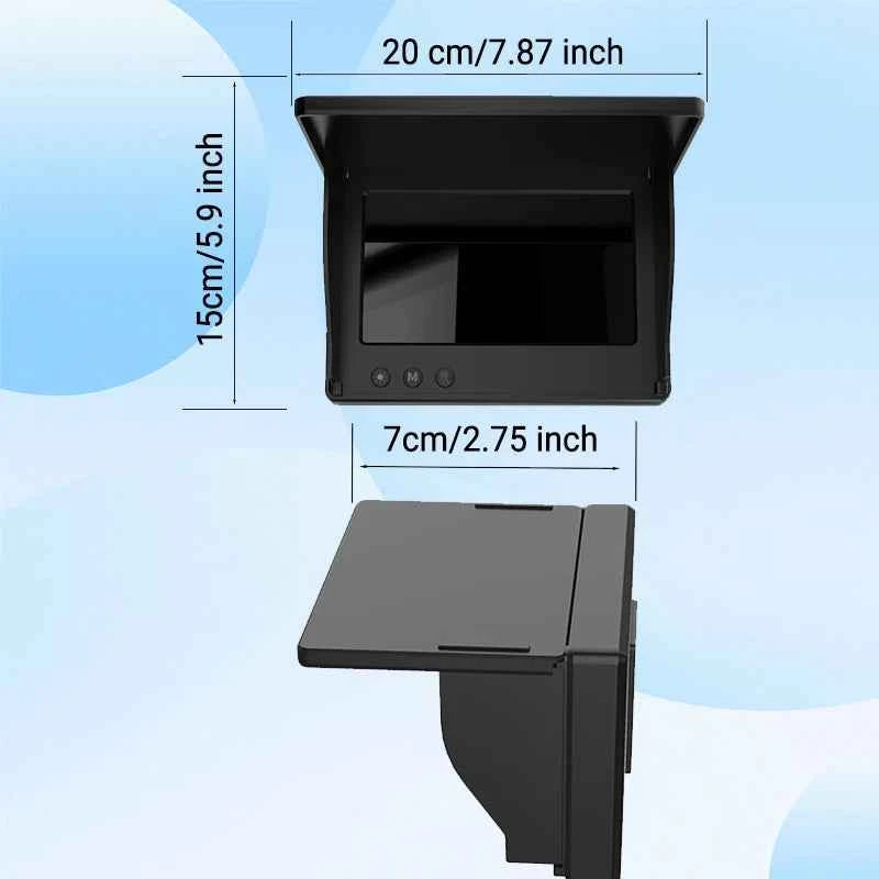 Fish Finder IP68 Waterproof Underwater Fishing Camera With Monitor Portable With Night Vision