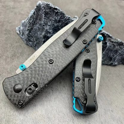 BM 535/533 Folding Knife with Shaft Lock - High Hardness S35V Blade Carbon Fiber Handle -