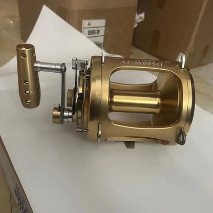 Professional Windlass Sea Boat Fishing Reel, Max Drag Slow Jigging, Drums Coil, Trolling Drums, 80W, 50W, 30kg Max, New, 2024