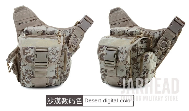 Outdoor Waterproof Durable Men Climbing Chest Shoulder Bag