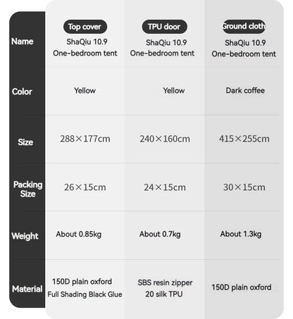 Naturehike Dunes 10.9 Camping Tent 6 People 4 Seasons Dome Extended Canopy Outdoor Waterproof Large  Tent With Chimney Hole
