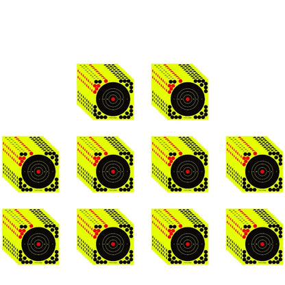 100-10PCS 8-inch Splatter Target High Visibility Adhesive Shooting Target Stickers Reactive