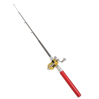 Aluminum Alloy Fishing Rod Pole Reel Multicolor Fishing Tool Pocket Fish Pen