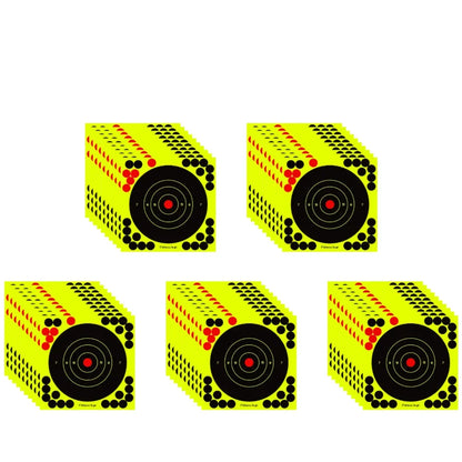100-10PCS 8-inch Splatter Target High Visibility Adhesive Shooting Target Stickers Reactive