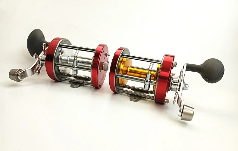 CL90 Full Metal Casting Reel Heavy Boat Fishing Reel Trolling left hand fishing tackle Salt Water rustproof big drum fish wheel