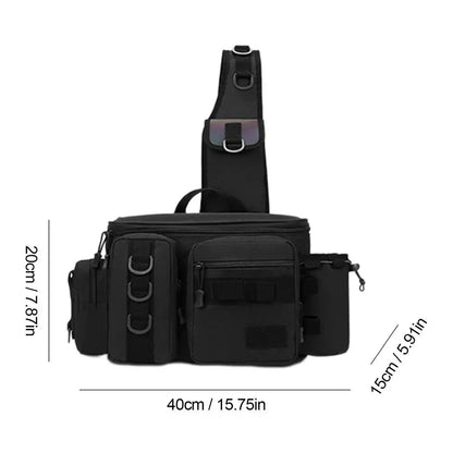 Fishing Waist Pack Sling Bag Water-Resistant  Lightweight