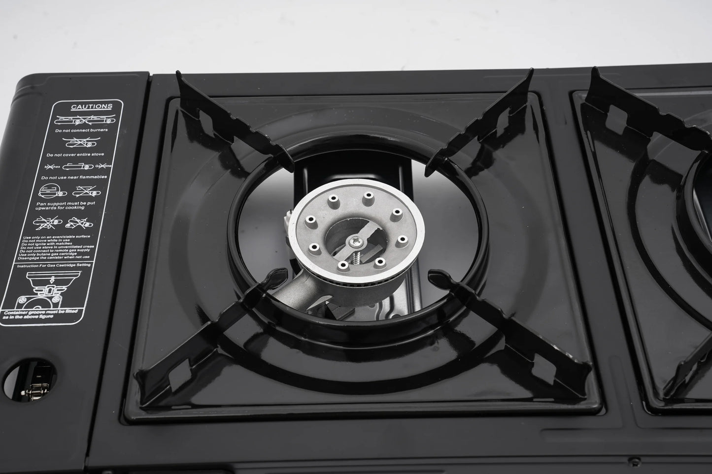 Portable Camping Stove with Storage Case, 2 Burner