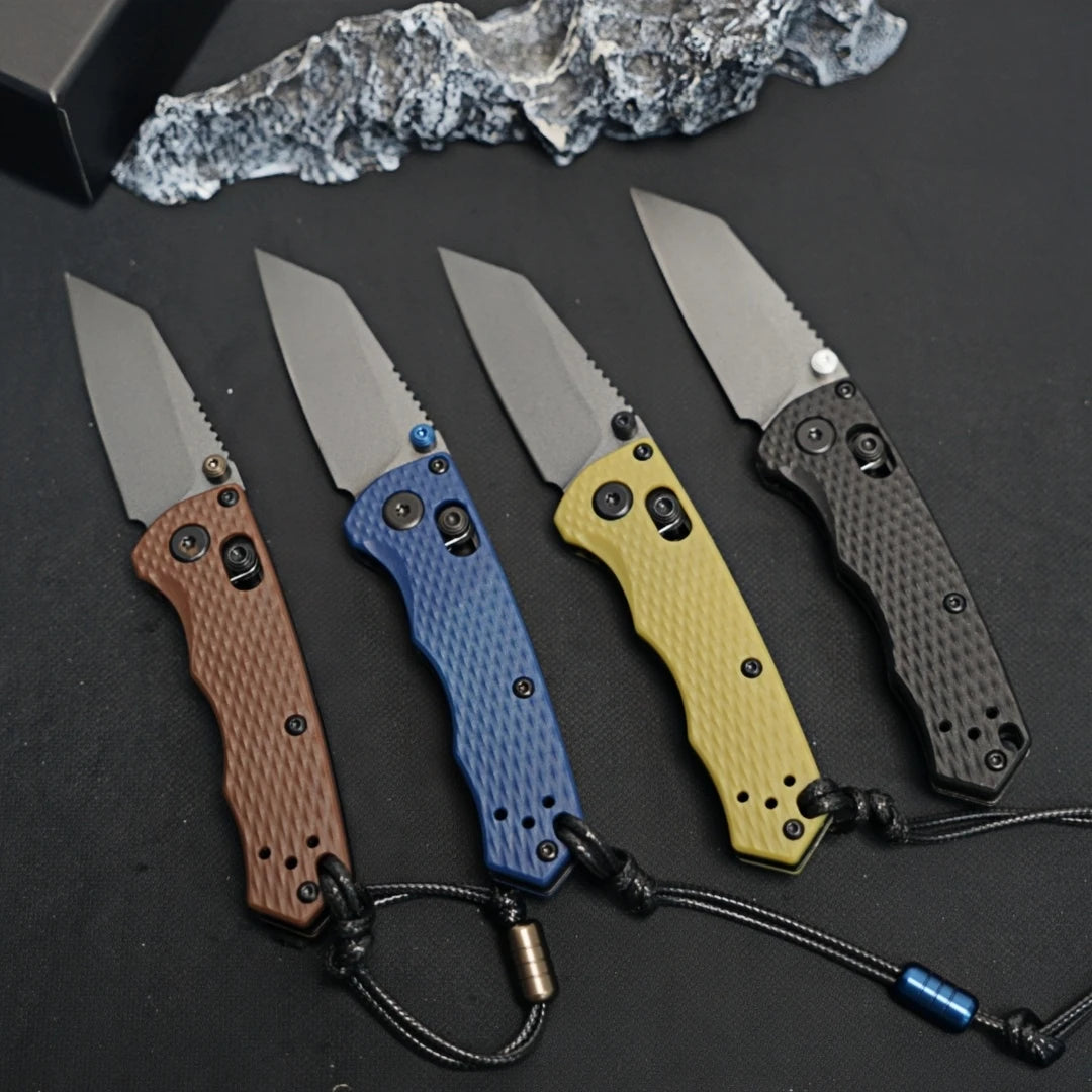 BM 290 model outdoor small knife, multifunctional folding knife, outdoor camping and fishing,