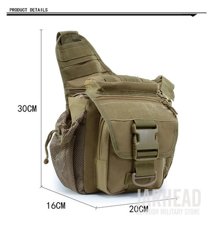 Outdoor Waterproof Durable Men Climbing Chest Shoulder Bag