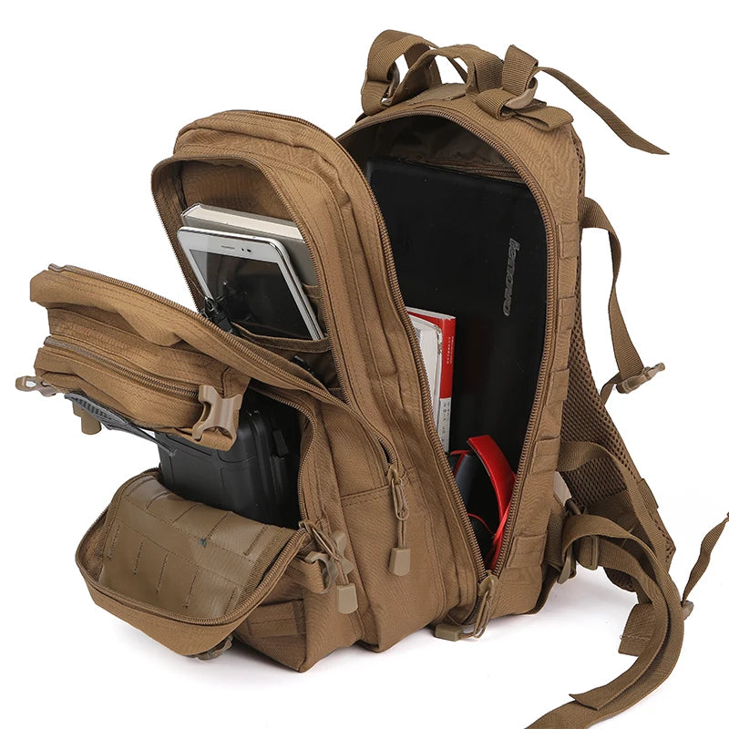 LQARMY 35L Tactical Backpack Molle Assault Rucksack Men Women Backpacks