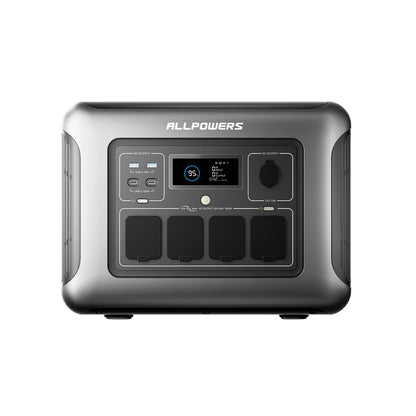 ALLPOWERS R1500 LITE Portable Power Station 1056Wh LiFePO4 Battery 1600W (3200W peak)
