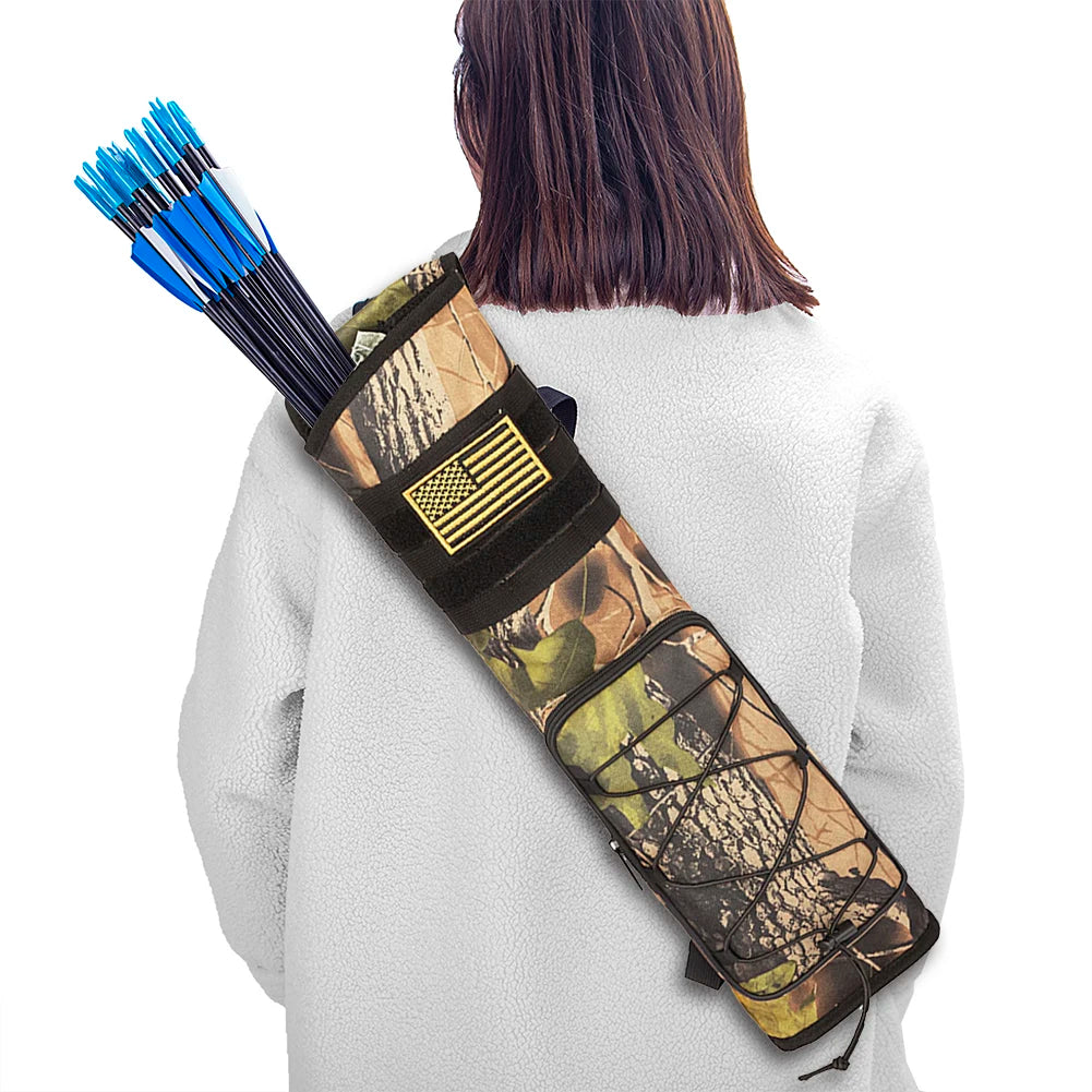 Archery Bow Holder Compound Recurve Bow Quiver Storage Bag Bottom Thickening Adjustable Strap