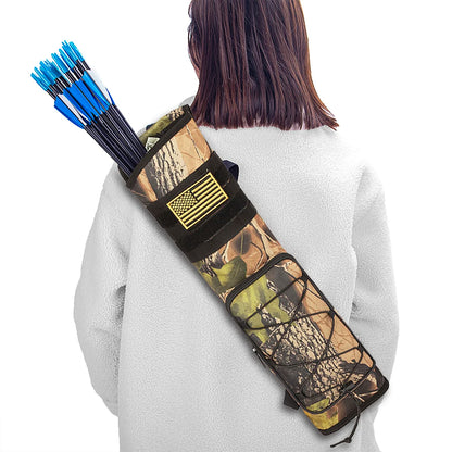 Archery Bow Holder Compound Recurve Bow Quiver Storage Bag Bottom Thickening Adjustable Strap