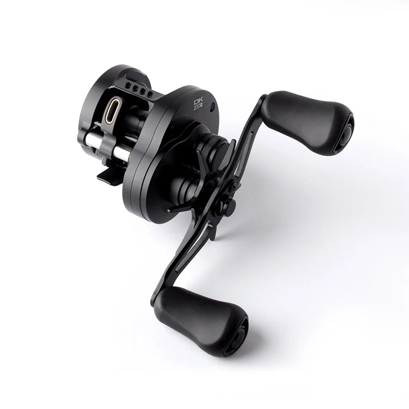 Kawa Fishing Reel Cast Drum Wheel DK100/150/200 Drag 7/15kg Casting Reel12+1BB Weigt 188/203g Metal Body Handle With Rubber Knob