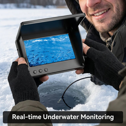 Fish Finder IP68 Waterproof Underwater Fishing Camera With Monitor Portable With Night Vision