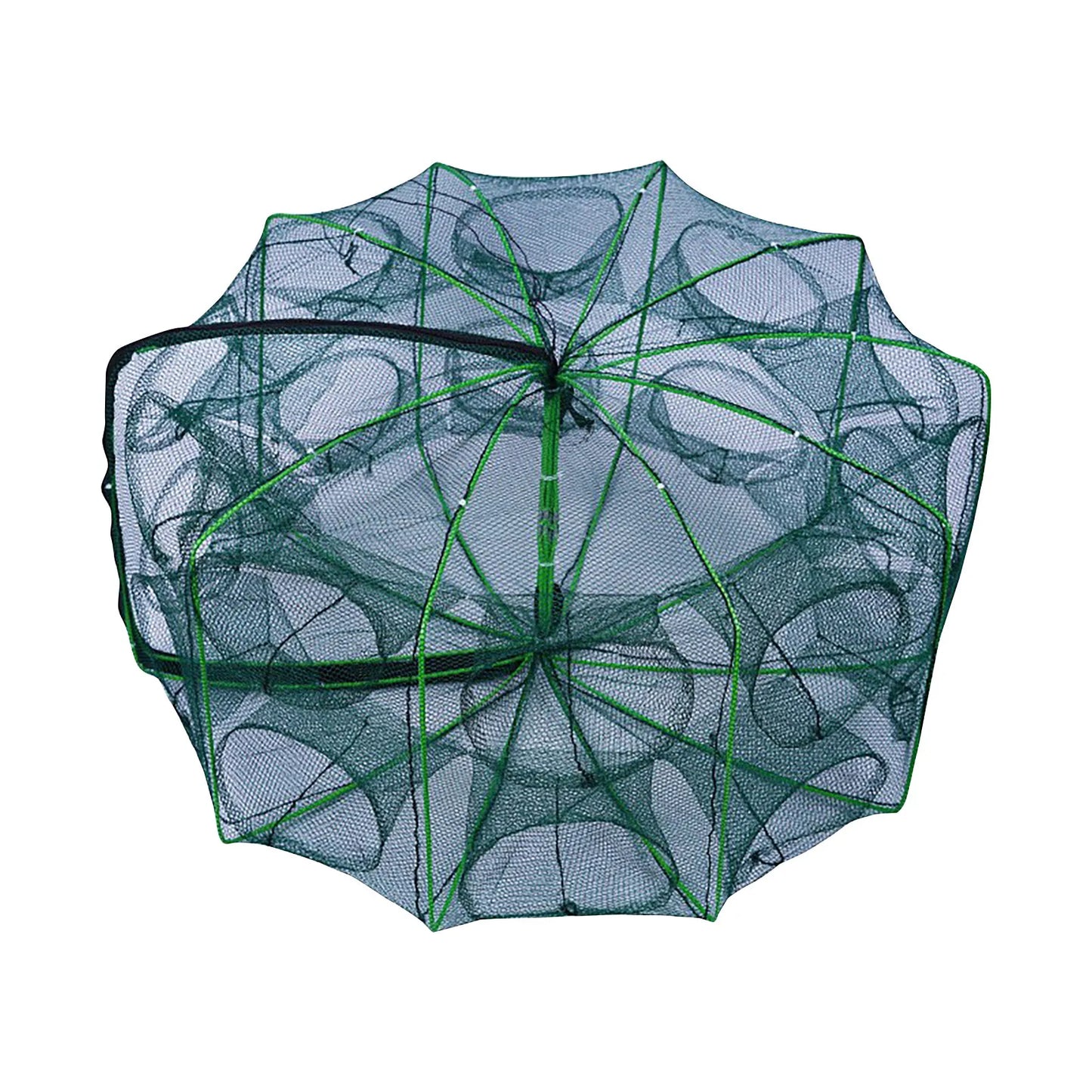 Folding lobster cage 2025  fish shrimp crayfish crab fishing net nylon material