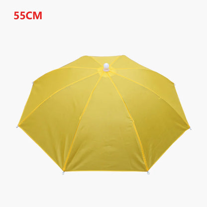 Outdoor Foldable Head Umbrella Hat