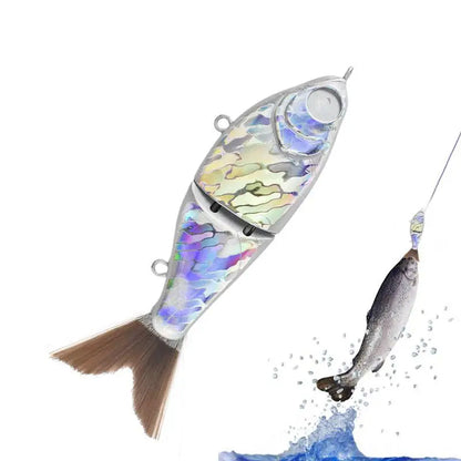 12cm  Unpainted Glider Swimbait Blank Artificial Slow Sinking Swim Bait