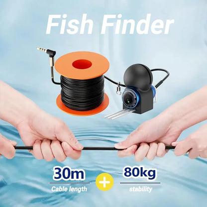 Fish Finder IP68 Waterproof Underwater Fishing Camera With Monitor Portable With Night Vision