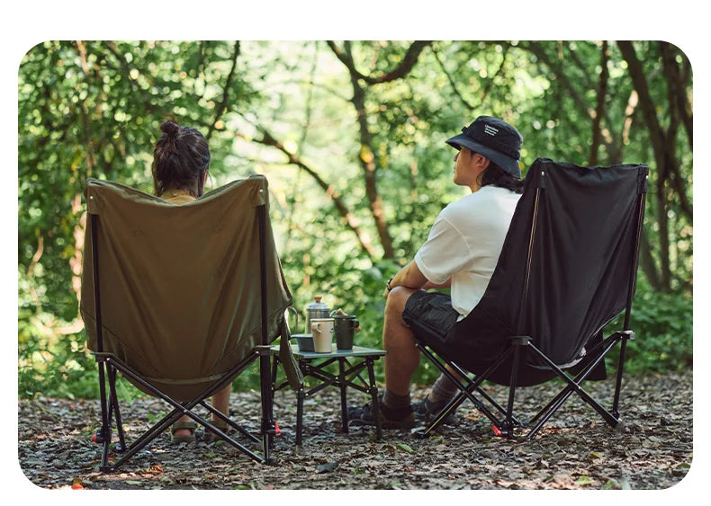 Naturehike Sea Star Recliner Outdoor Folding High Back Moon Chair 2-Position Adjustable Portable
