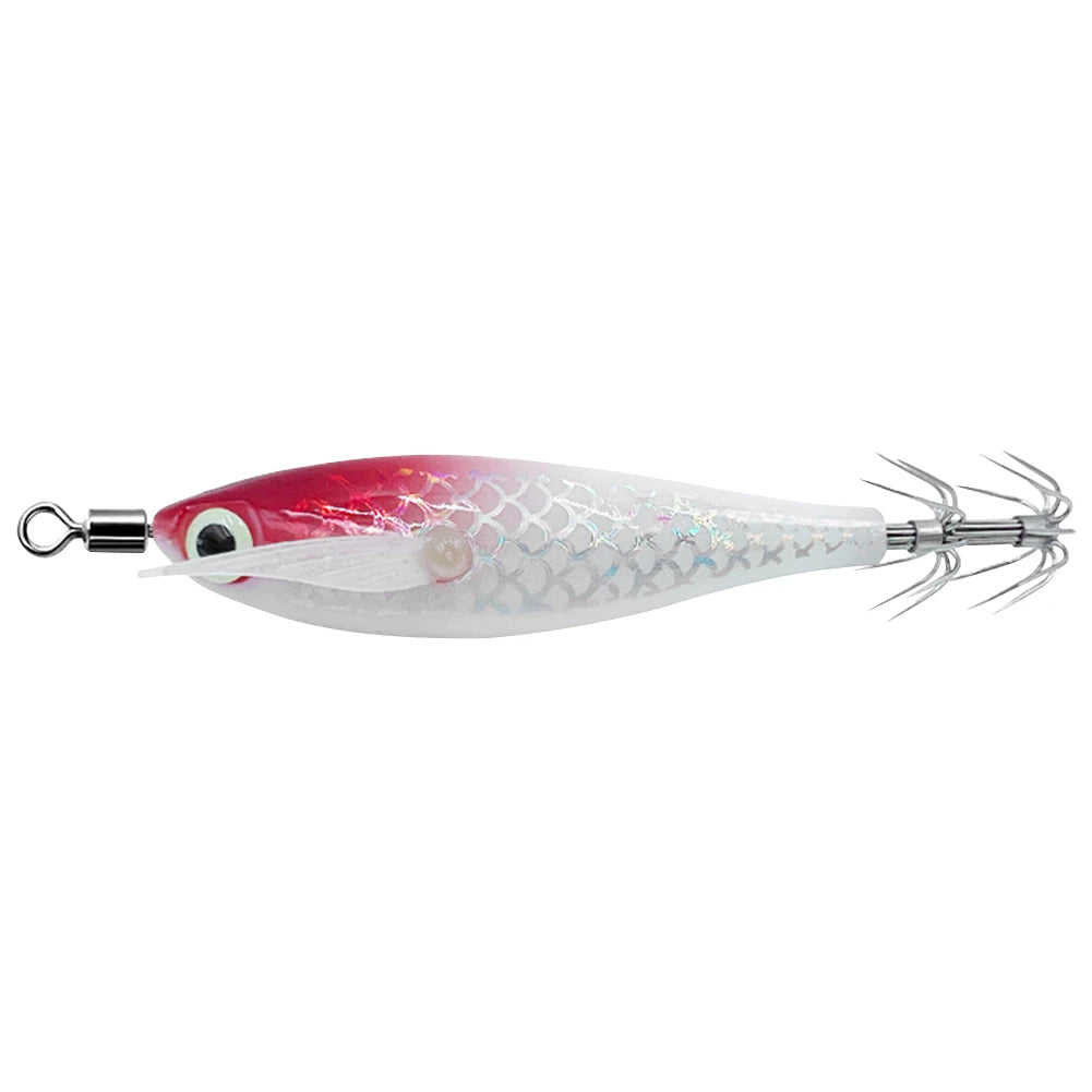 Luminous Squid Hook Squid Fishing Lure with 3D Eyes