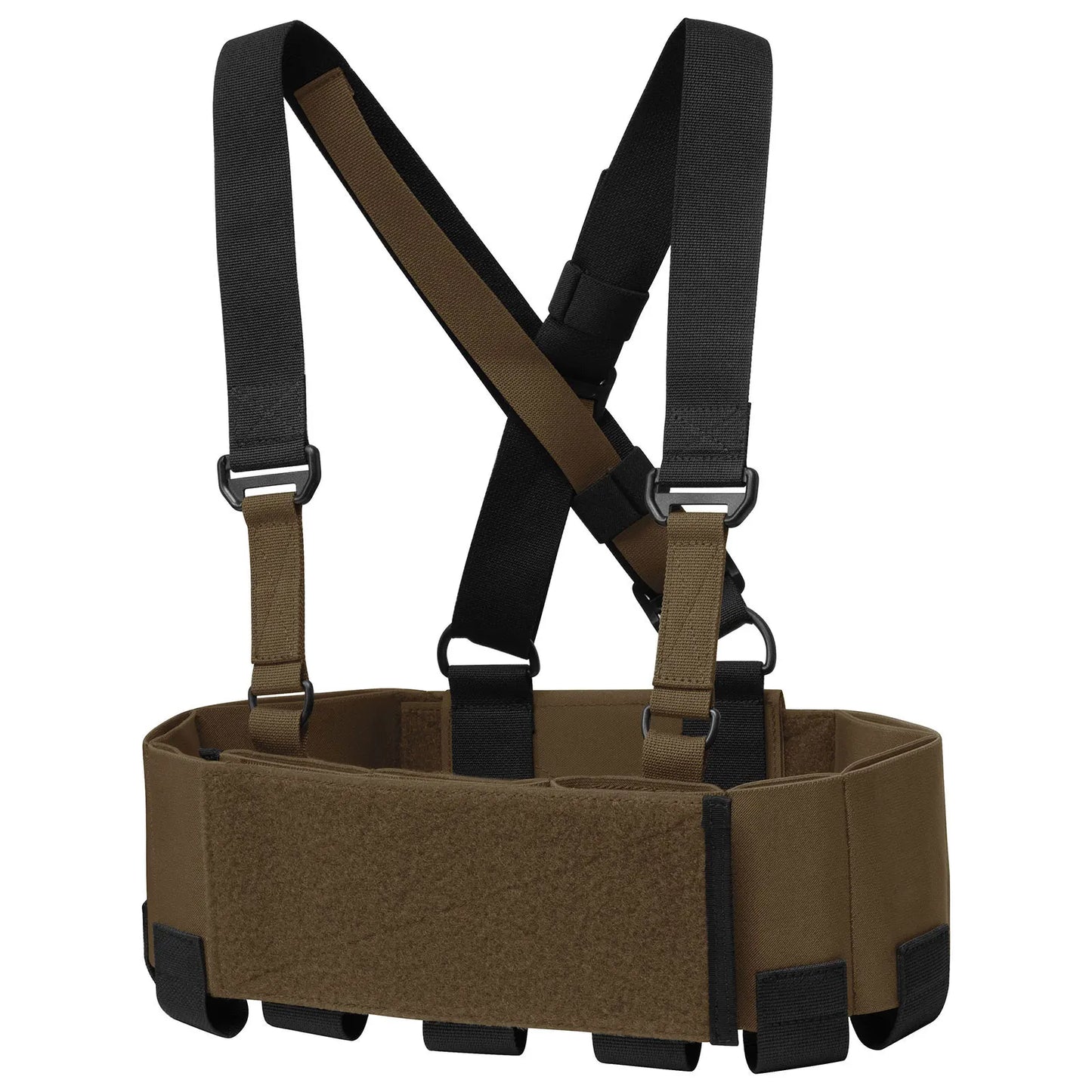 KRYDEX Tactical Ready Chest Rig Low Vis Lightweight Concealed Carry Chest Rig Vest With Elastic 5.56 Magazine Radio Pouch