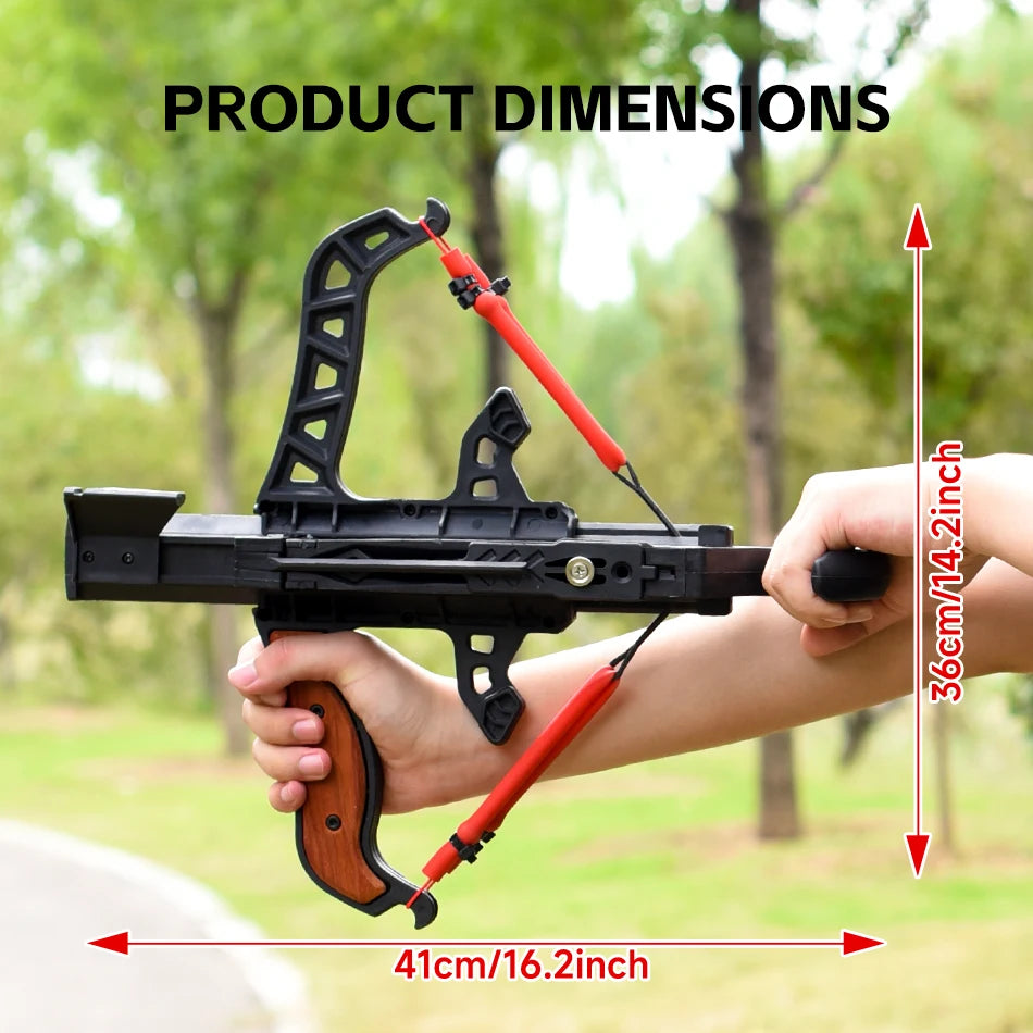 7-shot Archery and Steel Ball Dual-purpose Bow Elastic Shooting  Outdoor Hunting Shooting