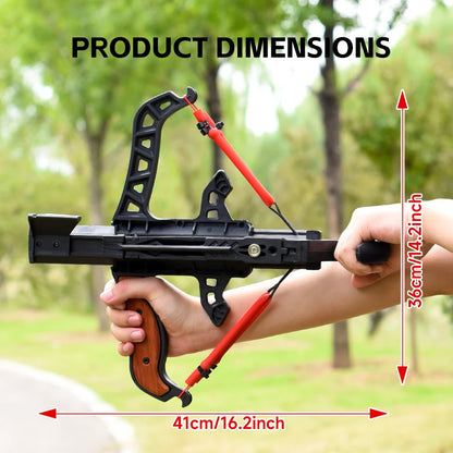 7-shot Archery and Steel Ball Dual-purpose Bow Elastic Shooting  Outdoor Hunting Shooting