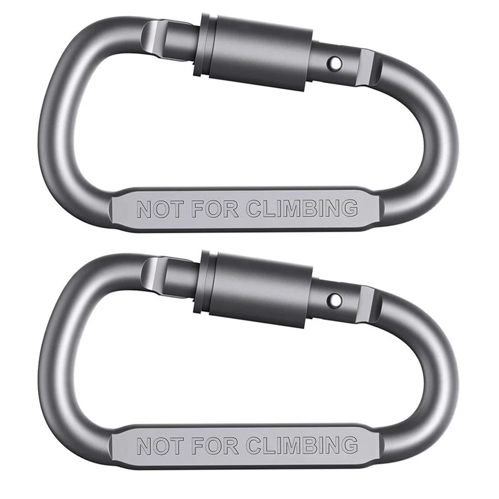 1/2/6 Piece Carabiner Set For Key Camping  Alloy Aluminum