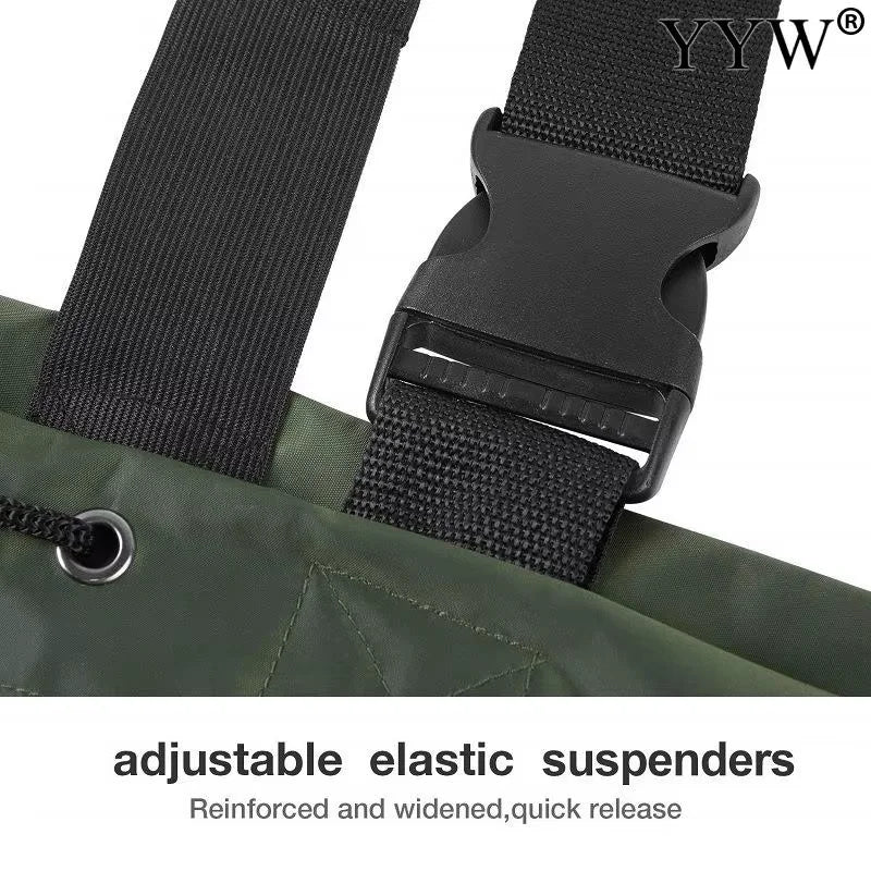 Waterproof Fishing Waders  Chest-Length  With Boots Durable Breathable Overalls Kit for Men Women Outdoor Raft Hunting