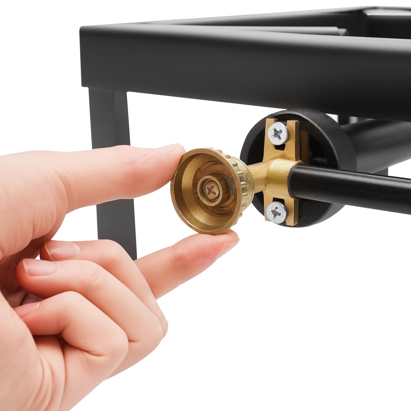 8000W Portable Camping Gas Stove Outdoor 2 Burner BBQ Picnic Camp Propane Cooker Stove with Adjustable 0-10Psi Regulator Hose
