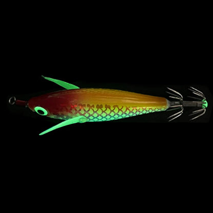 Luminous Squid Hook Squid Fishing Lure with 3D Eyes