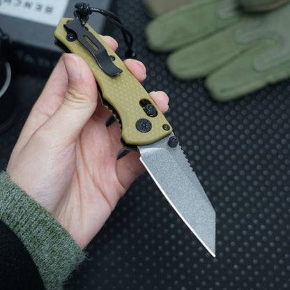 BM 290 model outdoor small knife, multifunctional folding knife, outdoor camping and fishing,