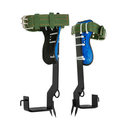 Tree Climbing Spikes Kit w/Safety Harness Gloves Double Teeth