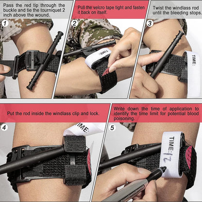 5/10/25/30 Pcs Emergency Tourniquet Outdoor Portable First Aid Quick Slow Release Tourniquets CAT Medical Tactical Equipment