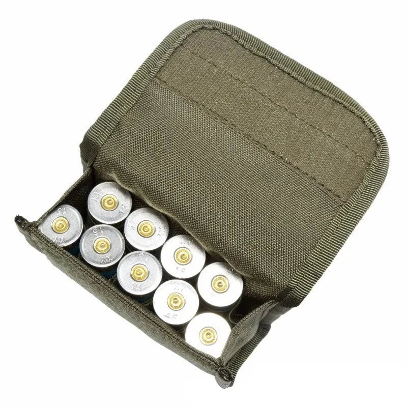 Hunting 10 Round Shot Shotshell Reload Holder Molle Pouch for 12 Gauge/20G Magazine Pouch Ammo