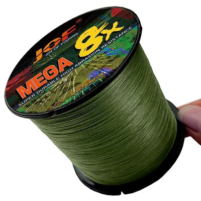New 8 Strands PE Fishing Line Predatory Braided Wires 100M 300M 500M 1000M Multifilament Sea Carp Lines Durable Smooth Tackle