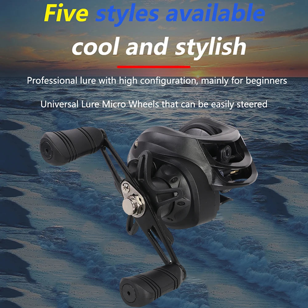 Baitcasting Reels 7.2/1 Gear Ratio Max Drag 10kg Saltwater Freshwater 18+1BB