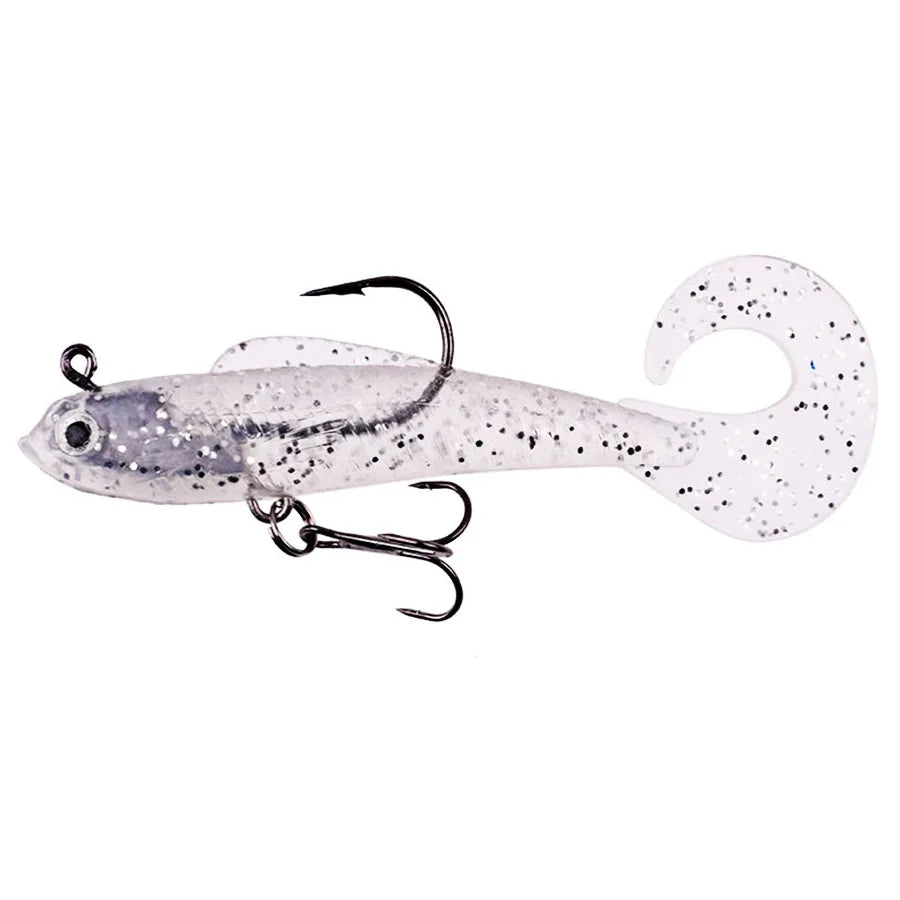 6PCS Wobblers Artificial Baits Fishing Tackle Soft Silicone Bait  Swimbait2027