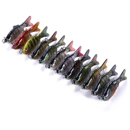 5pcs Bionic Lures random color Realistic fish shape Fishing Bait : for All Kinds of Fish