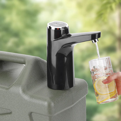 Wireless Water Pumping Device USB Rechargeable Mini Water Pump One Key Switch Auto Water Pump for Camping Water Tank