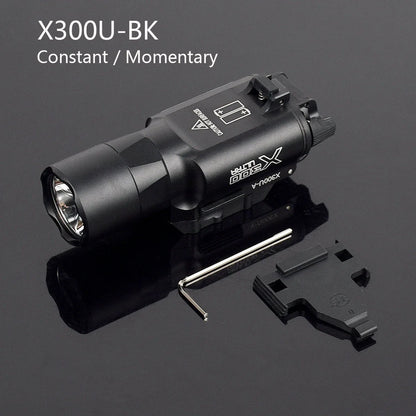 Tactical Surefire X300 X300U X300UH-B XH35 Pistol X300V Scout Light Airsoft Weapons Strobe Flashlight Hunting Gun Gear