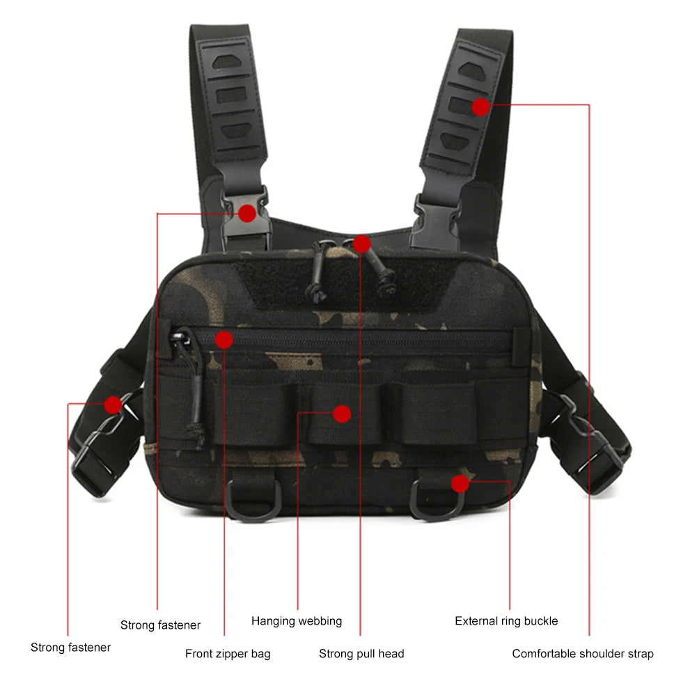 Fishing Tackle Bags  Fanny Pack   Camping Shoulder Crossbody Bag