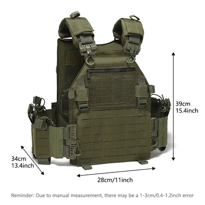 Outdoor training vest multi-functional MOLLE expansion convenient quick release vest waterproof and wear-resistant